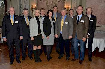 Von links: Udo Quentin, Georg Kohls, Andrea Goldmann, Björn Slotta, Andrea v. Eijden, Volker Biermann, Hubert Schillmöller, Burghard Kaufmann, Uwe Bockelmann, Jann-Dieken Frieling