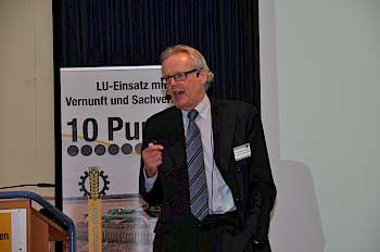 Prof. Dr. Rainer Langosch stellte das Image der Branche auf den Prüfstand