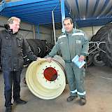V.r.: Joachim Blunk, Talal Omar
